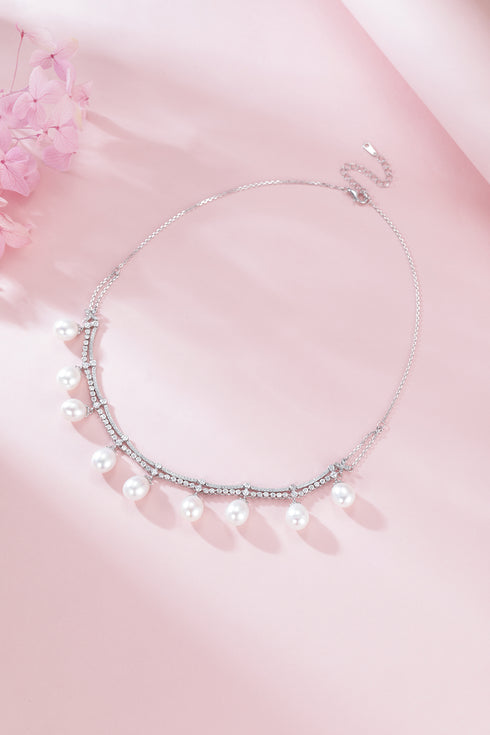 8.5-9mm Smile Drop Pearls Luxury Necklace - House Of Pearls